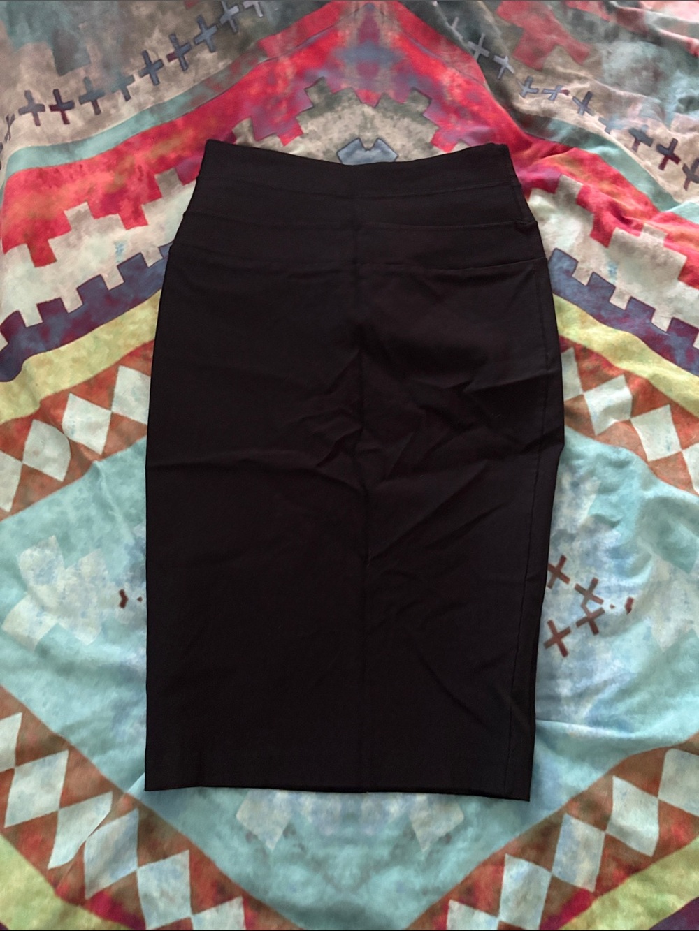 Silhouette Black Pencil Skirt - High Waist